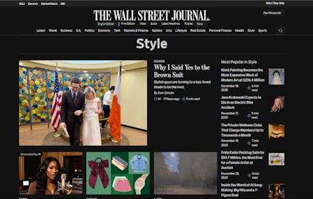 WSJ Elegant Dark Mode preview tile