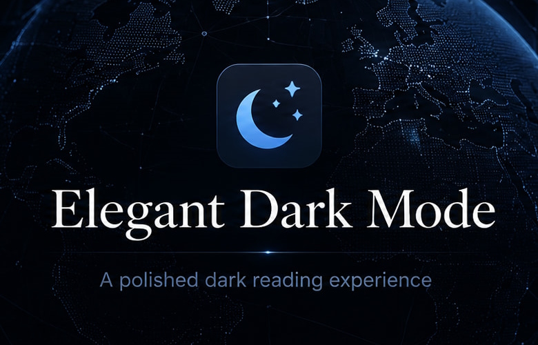 WSJ Elegant Dark Mode banner